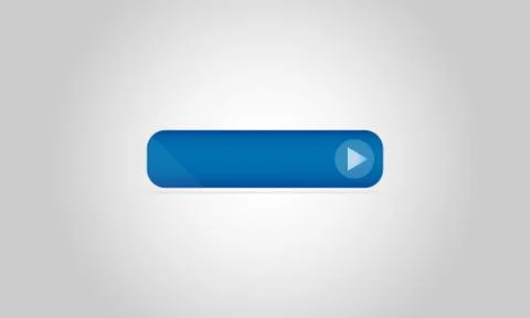 Blue vector play button or banner Stock Illustration