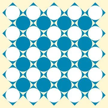 Blue vector roud pattern Stock Illustration