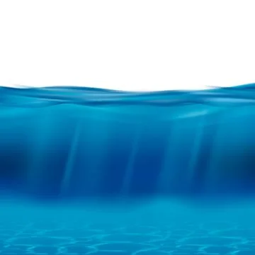 Blue vector water banner background Stock Illustration