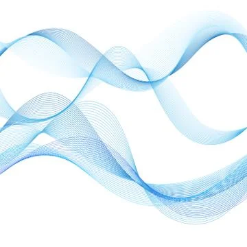 Blue vector wave Stock Illustration