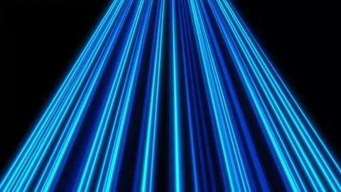 Blue Vertical Light Streaks Abstract Motion Background. Video stock 327629623
