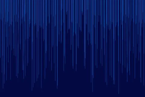 Blue vertical lines forming an abstract pattern against a dark background Stock Illustration