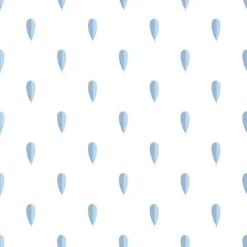 Blue vertical striped droplet pattern on white background Stockillustratie