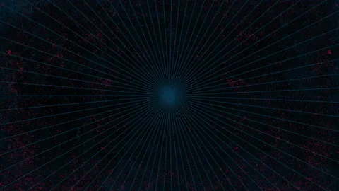 Blue vertigo lines with black texture Video stock 168100885