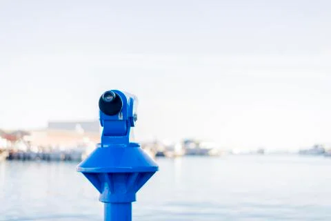 Blue viewpoint 스톡 사진