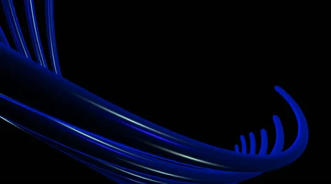 Blue vine curved Stock Footage 55385368