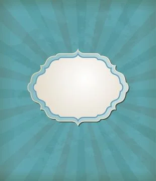 Blue vintage background Stock Illustration