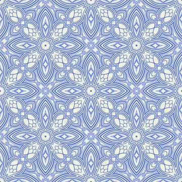 Blue vintage pattern Stock Illustration