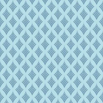 Blue vintage shape decorative, pattern background vector Stock Illustration