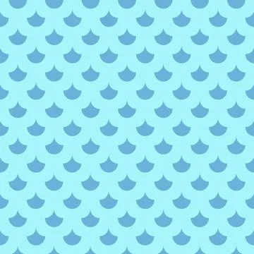 Blue Vintage Shape Pattern Background Stock Illustration