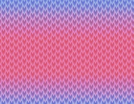 Blue, violet and pink gradient snake skin pattern, long sharp scale 스톡 일러스트