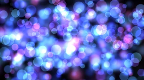 Blue violet circle bokeh abstract light background Stock Footage 44124134