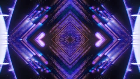 Blue Violet Diamond Core Tunnel Stock Footage 326676775