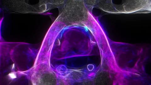 Blue Violet Energy Core Video stock 326753622