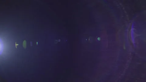 BLUE-VIOLET LENS FLARE LIGHT LEAK Video stock 132243607