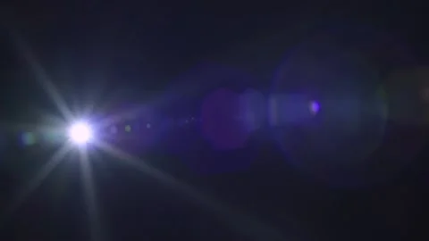 BLUE-VIOLET LENS FLARE LIGHT LEAK Video stock 132243749