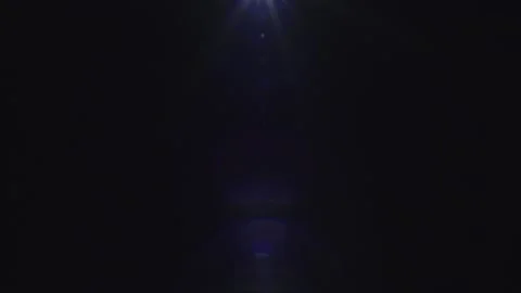 BLUE-VIOLET LENS FLARE LIGHT LEAK Video stock 132244019