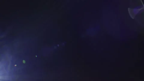 BLUE-VIOLET LENS FLARE LIGHT LEAK Video stock 132244100