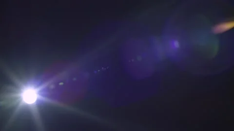BLUE-VIOLET LENS FLARE LIGHT LEAK Video stock 132245178