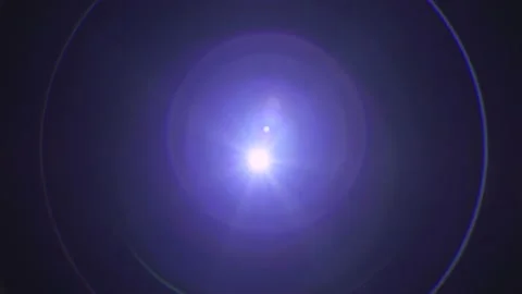 BLUE-VIOLET LENS FLARE LIGHT LEAK Video stock 132245225