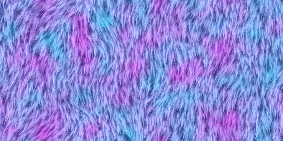 Blue violet lilac wool texture. Fur background. Warm surface. Hairy pattern.. Stock Illustration