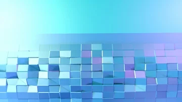 Blue violet low poly 3d surface as surreal landscape Stock Footage 85670946