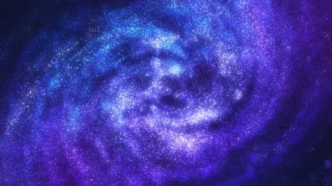 Blue violet particle sky Stock Footage 158374926