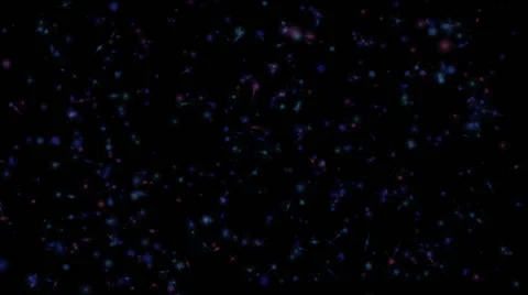 Blue violet particulate bokeh abstract light background Stock Footage 44123428