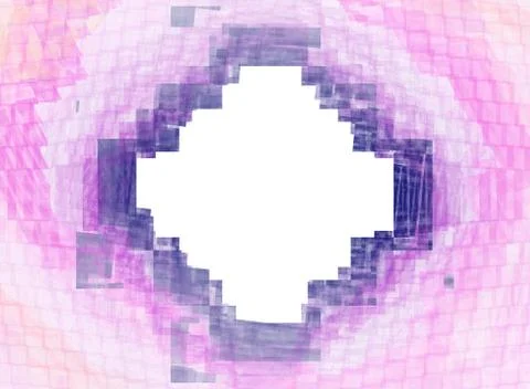 Blue-violet rhombus on a white background Stock Illustration
