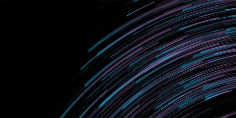 Blue violet smooth lines technology futuristic background Stock Illustration