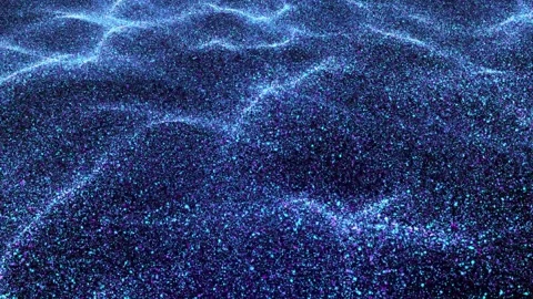 Blue violet storm in the dunes motion animation. Sahara desert background l.. Stock Footage 246958827
