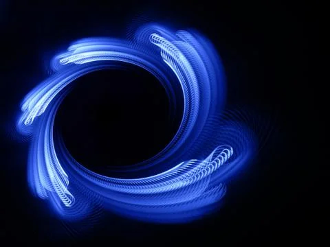 Blue vortex Stock Illustration