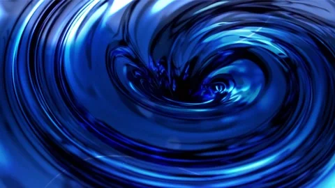 Blue Vortex — Liquid Energy Motion Stock Footage 312166832