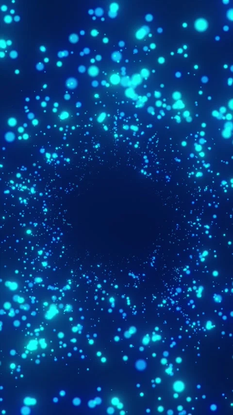 Blue Vortex Particles Stock Footage 312016159