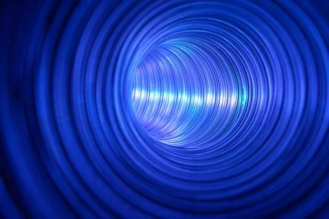 Blue vortex. Stock Photos