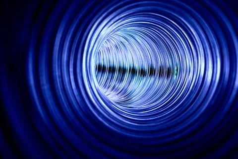 Blue vortex. Stock Photos