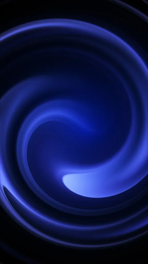 Blue vortex swirl with cosmic depth. Loop animation. Vertical video. Stock Footage 319989657