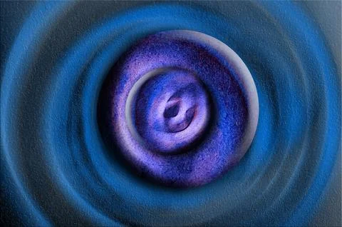 Blue Vortex Textured Abstract Design Illustrazione stock