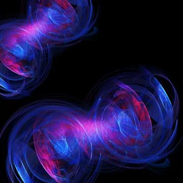 Blue vortices Stock Illustration