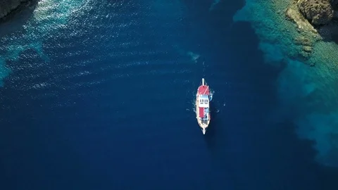 Blue voyage 스톡 동영상 89185814