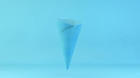 Blue waffer Stock Illustration