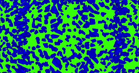 Blue wall breaking with in background chroma key green 스톡 동영상 254793127