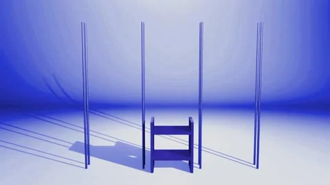 Blue Wall Cupboard Animation  Video stock 234021086