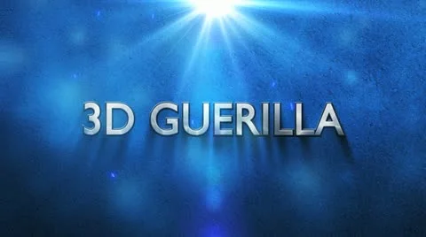 Blue wall gallery After Effects stock