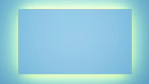 Blue wall with horizontal rectangle backlighting Stock Illustration