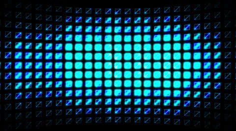 Blue Wall of Lights Video stock 25391816