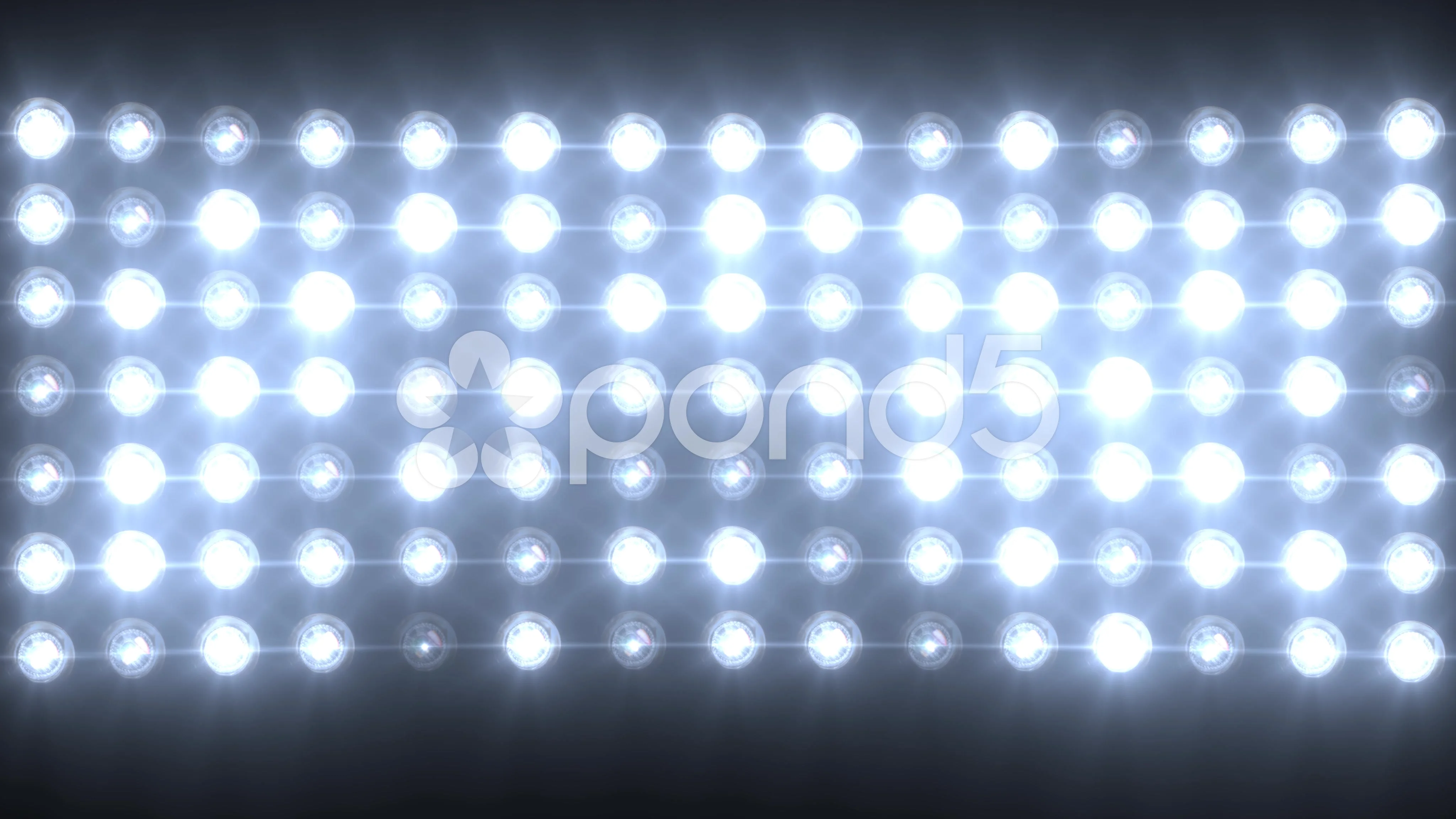 Blue Wall of Lights Stage Sports Stadium... | Stock Video | Pond5