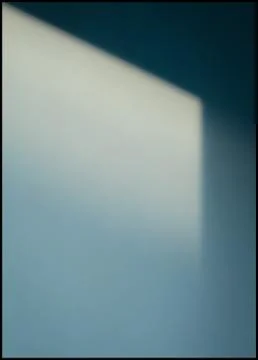 Blue Wall Shadow Stock Photos