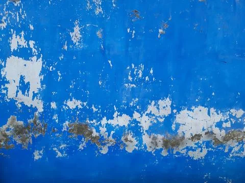 Blue wall texture grunge background Stock Photos
