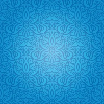 Blue wallpaper background design Stock Illustration